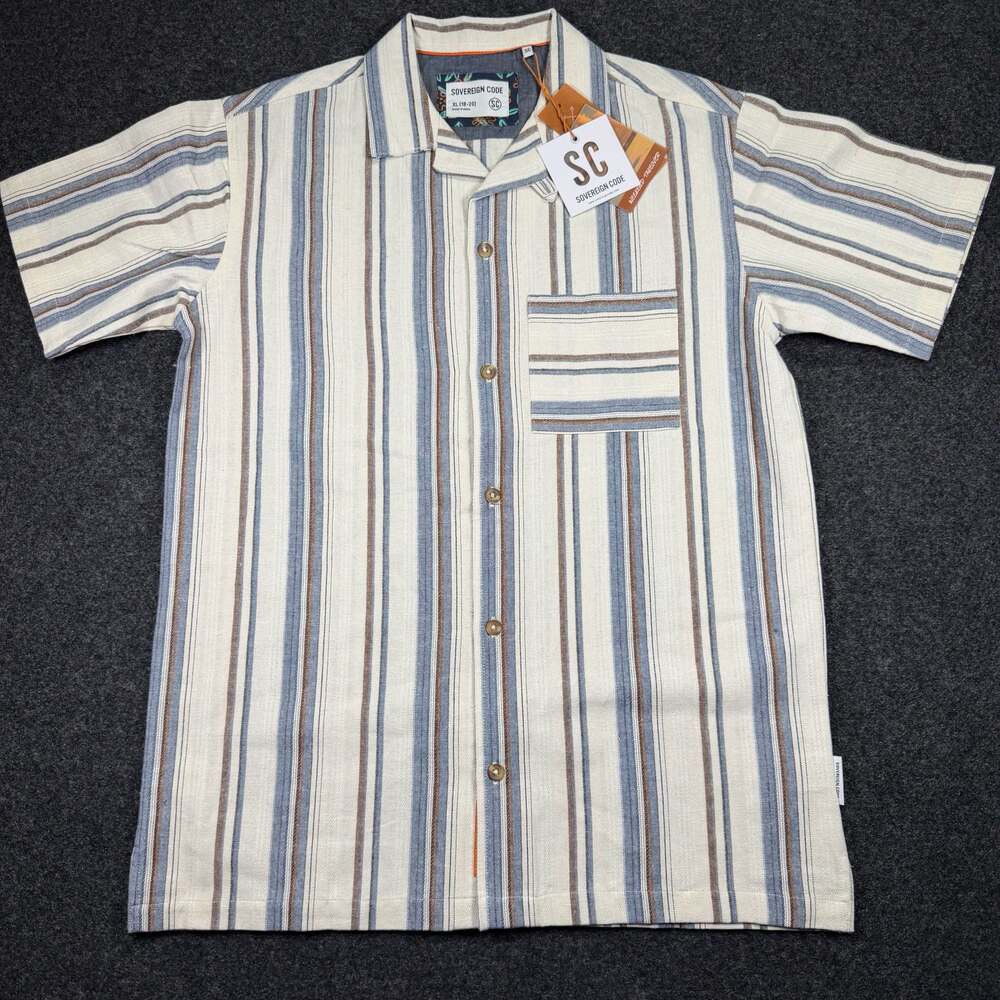 Sovereign Code Tour Short Sleeve Button-Down Camp Shirt